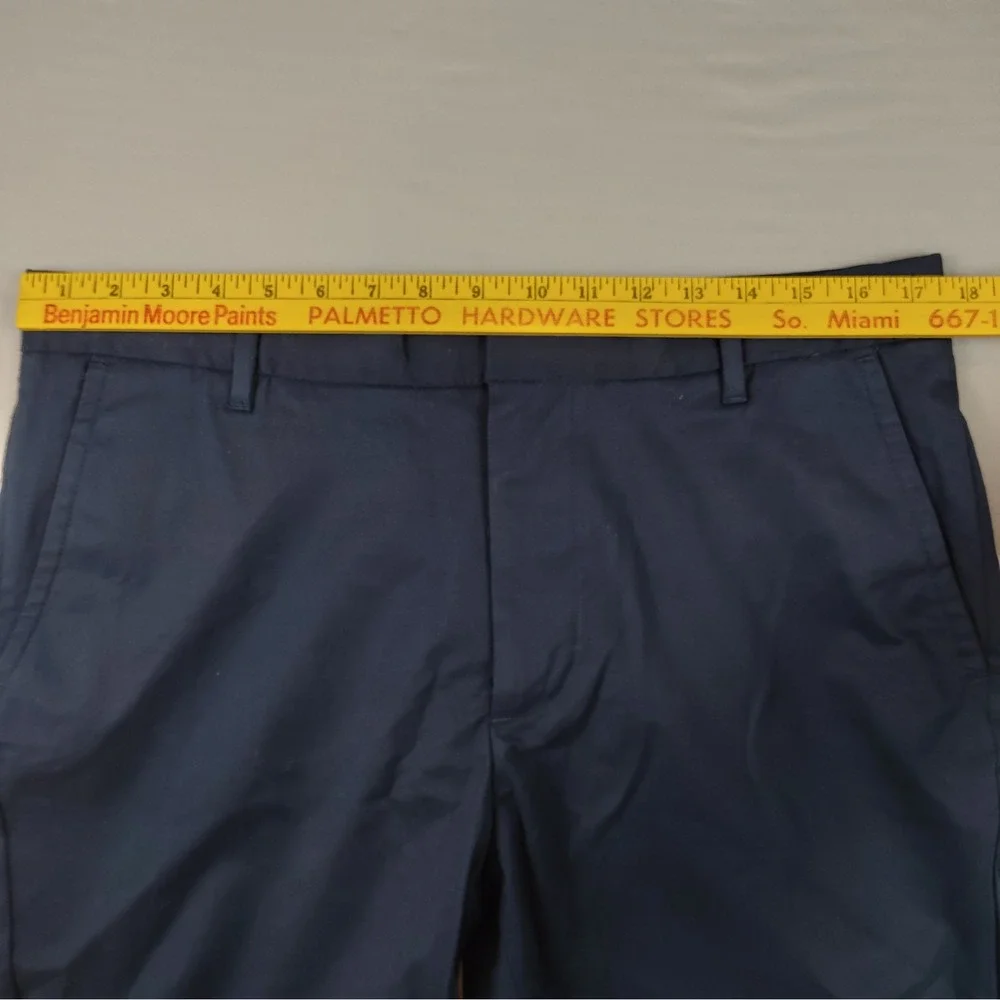 Bonobos Slim Fit Chino Pants Mens 34x30 Navy Flat Front Casual NWT Office Travel